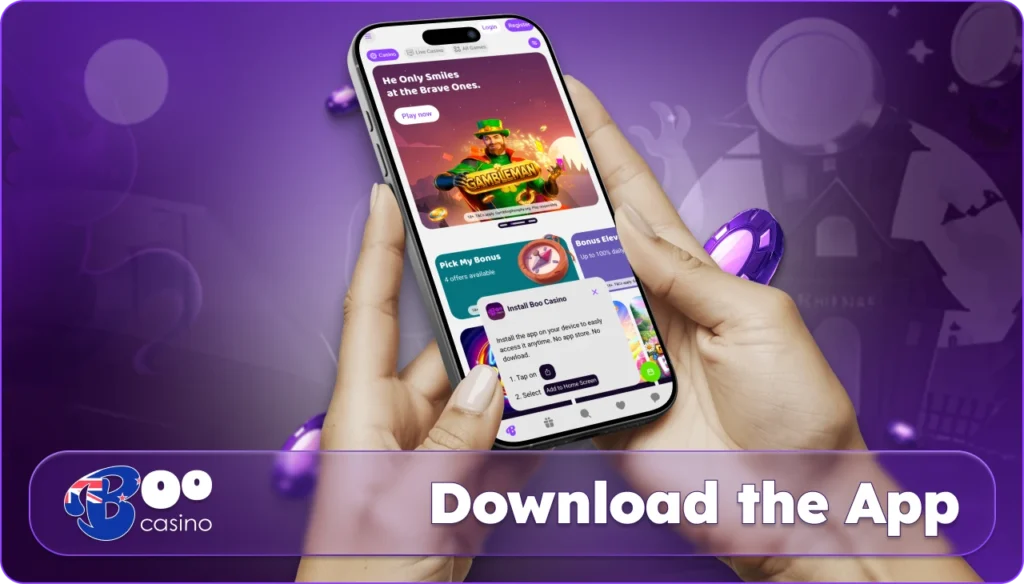 Official mobile casino app with access to games and account features from any location